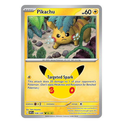 Pokémon TCG: Pikachu 038/128 16/30 (30th Celebration) — NM
