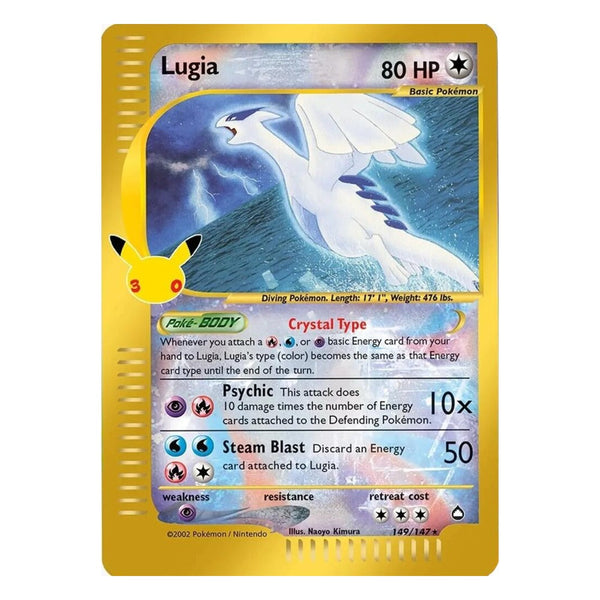 Pokémon TCG: Lugia 149/147 Classic Collection (30th Celebration Classic Collection) – NM