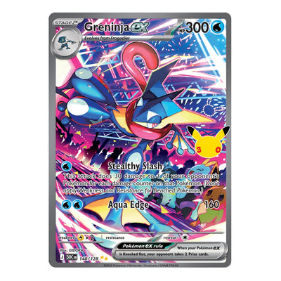 Pokémon TCG: Greninja ex 148/128 Special Illustration Rare (30th Celebration) — NM