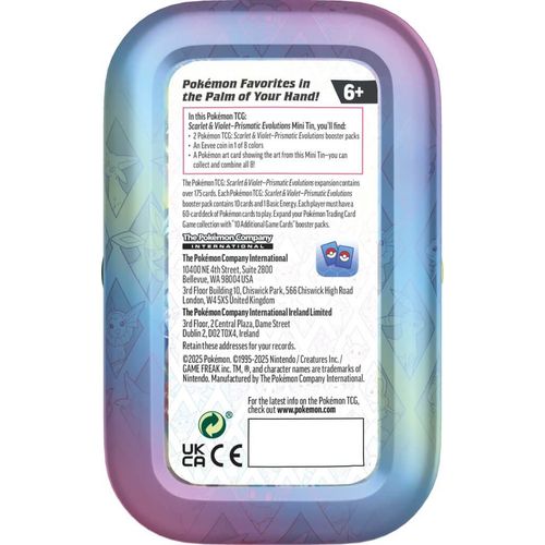 Pokémon TCG: Prismatic Evolutions Mini Tin