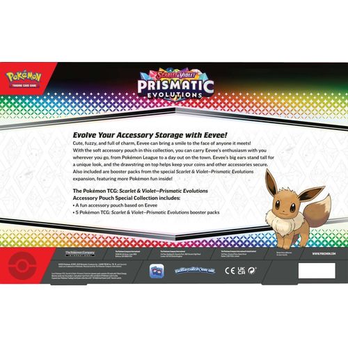 Pokémon TCG: Prismatic Evolutions Accessory Pouch