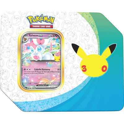Pokémon TCG: 30th Celebration Booster Tin (5 Packs) pre-order
