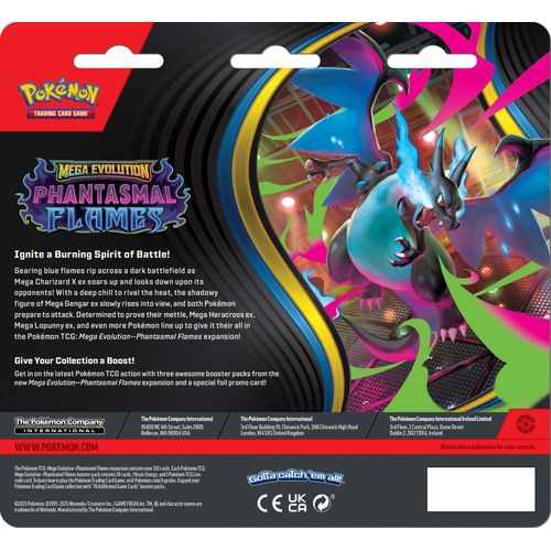 Pokémon TCG: Phantasmal Flames 3-Pack Blister