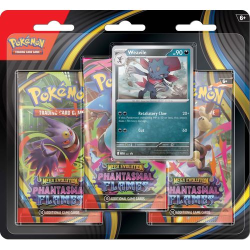 Pokémon TCG: Phantasmal Flames 3-Pack Blister