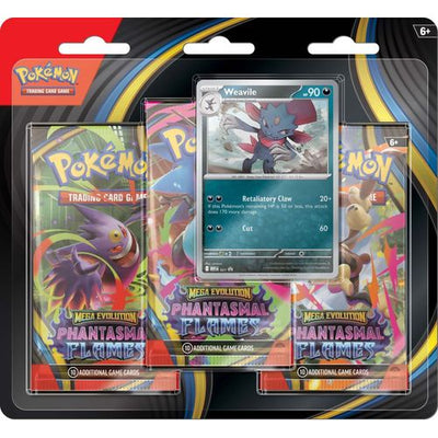 Pokémon TCG: Phantasmal Flames 3-Pack Blister