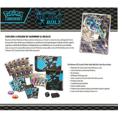 Pokémon TCG: Black Bolt & White Flare Elite Trainer Box