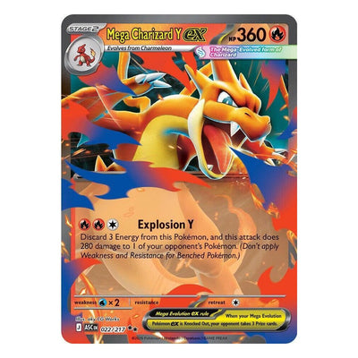 Pokémon TCG: Mega Charizard Y ex 022/217 Double Rare (Ascended Heroes) – NM