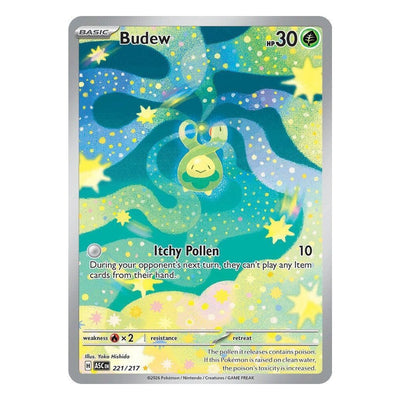 Pokémon TCG: Budew 221/217 Illustration Rare (Ascended Heroes) – NM