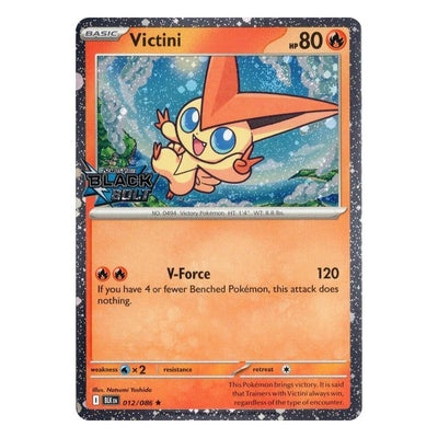 Pokémon TCG: Victini 012/086 Promo (Black Bolt Stamped Promo) – NM