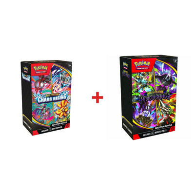 Pokémon TCG: Chaos Rising + Pitch Black Booster Bundle Duo