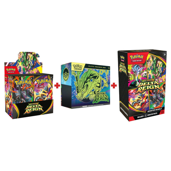 Pokémon TCG: Delta Reign Booster Box + ETB + Booster Bundle (Pre-Order)