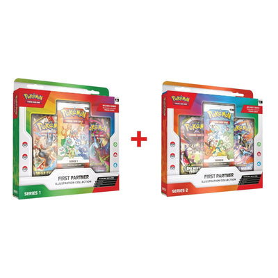 Pokémon TCG: First Partner Illustration Collection Series 1 + 2 Bundle