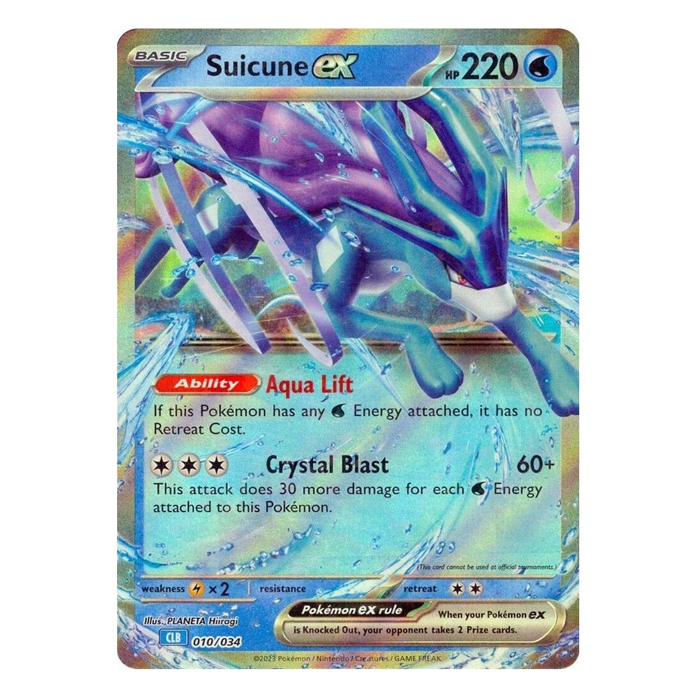 Pokémon TCG: Suicune ex 010/034 Classic Collection (Trading Card Game Classic) – NM