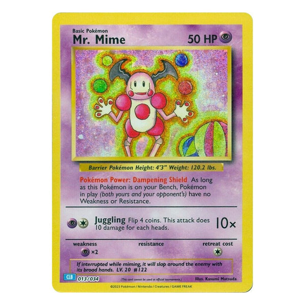 Pokémon TCG: Mr. Mime 013/034 Classic Collection (Trading Card Game Classic) – NM
