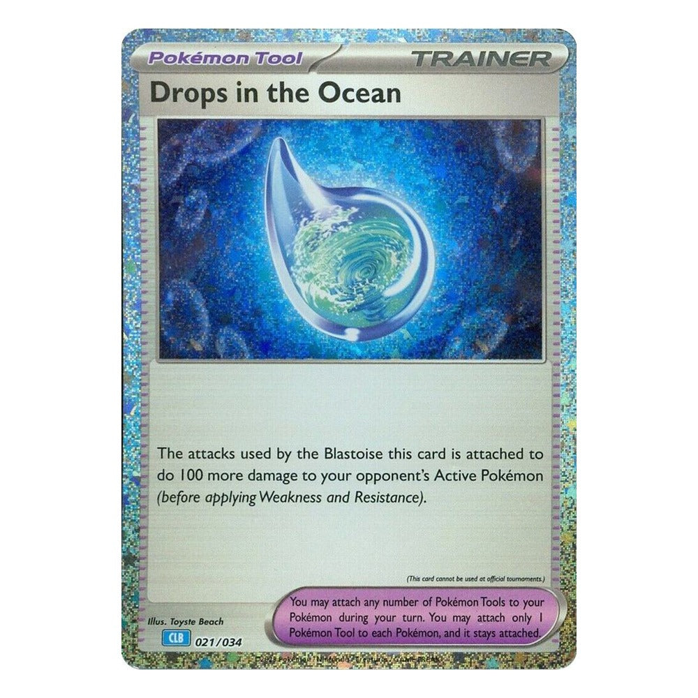 Pokémon TCG: Drops in the Ocean 021/034 Classic Collection (Trading Card Game Classic) – NM