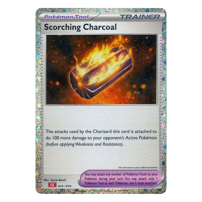 Pokémon TCG: Scorching Charcoal 026/034 Classic Collection (Trading Card Game Classic) – NM