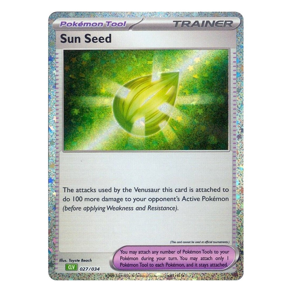 Pokémon TCG: Sun Seed 027/034 Classic Collection (Trading Card Game Classic) – NM