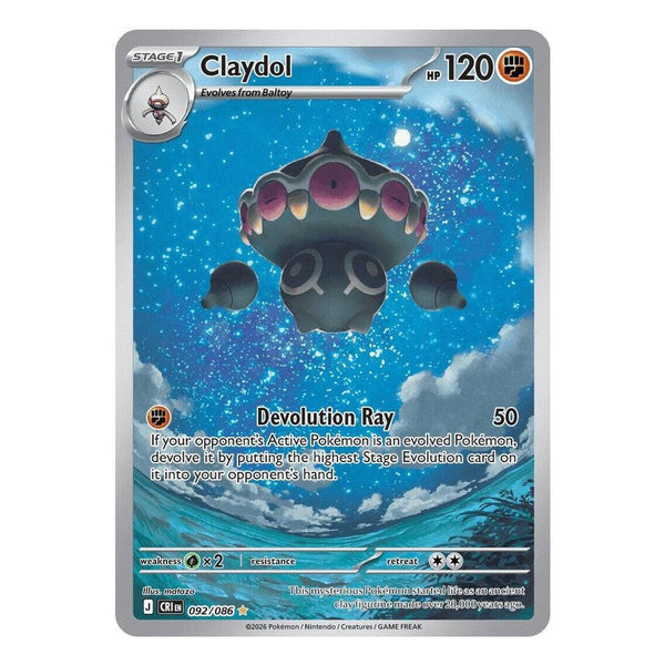 Pokémon TCG: Claydol 092/086 Illustration Rare (Chaos Rising) – NM
