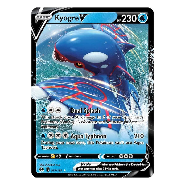 Pokémon TCG: Kyogre V 037/159 Ultra Rare (Crown Zenith) – NM