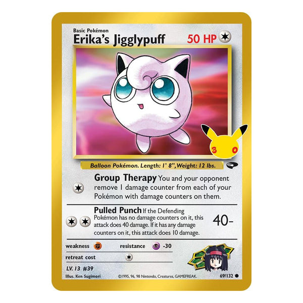 Pokémon TCG: Erika's Jigglypuff 69/132 Classic Collection (30th Celebration) — NM