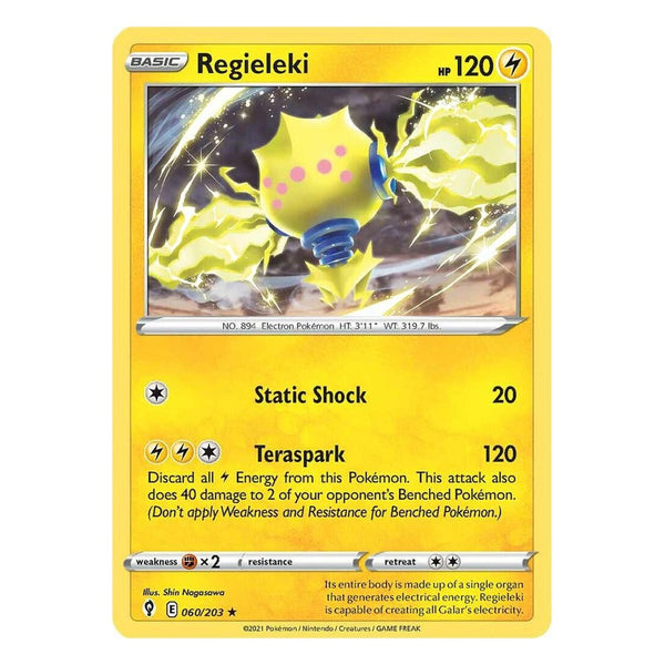 Pokémon TCG: Regieleki 060/203 Holo Rare (Evolving Skies) – NM