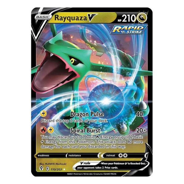 Pokémon TCG: Rayquaza V 110/203 Ultra Rare (Evolving Skies) – NM