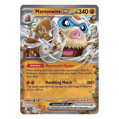 Pokémon TCG: Mamoswine ex 079/159 Double Rare (Journey Together) – NM