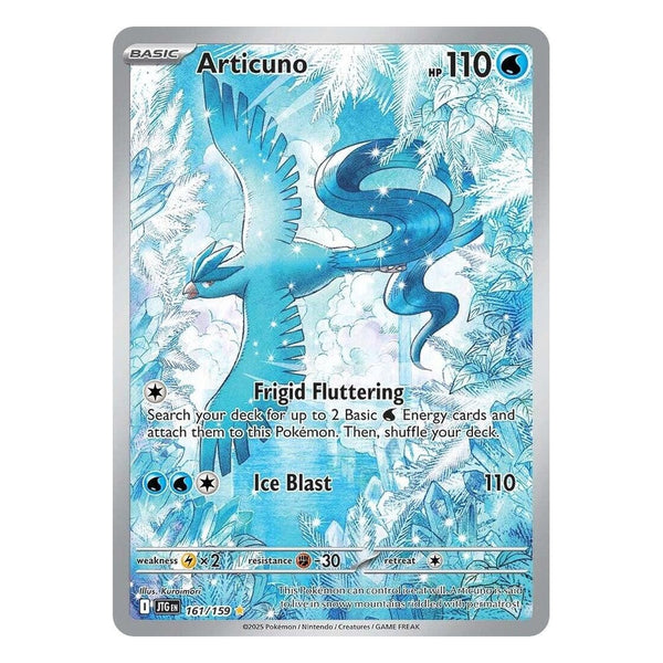 Pokémon TCG: Articuno 161/159 Illustration Rare (Journey Together) – NM