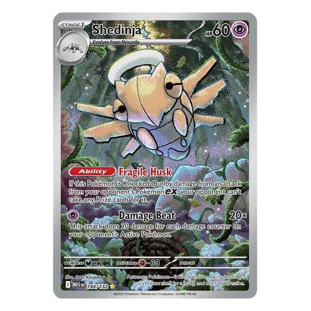 Pokémon TCG: Shedinja 144/132 Illustration Rare (Mega Evolution) – NM