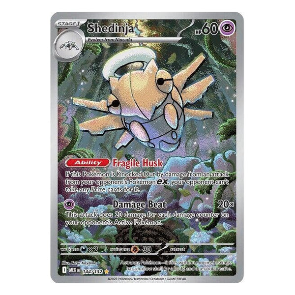 Pokémon TCG: Shedinja 144/132 Illustration Rare (Mega Evolution) – NM