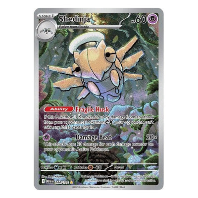 Pokémon TCG: Shedinja 144/132 Illustration Rare (Mega Evolution) – NM