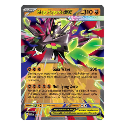 Pokémon TCG: Mega Zygarde ex 071 Promo (Mega Evolution Black Star Promos) – NM