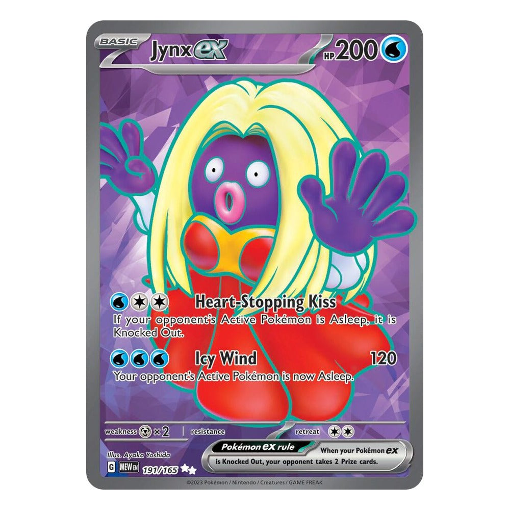 Pokémon TCG: Jynx ex 191/165 Ultra Rare (Scarlet & Violet 151) – NM