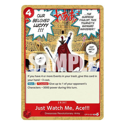 One Piece Card Game: Just Watch Me, Ace!!! OP15-021 Uncommon (Adventure on Kami's Island) – NM