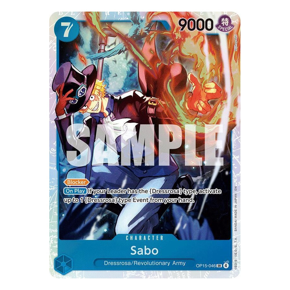 One Piece Card Game: Sabo OP15-046 Super Rare (Adventure on Kami's Island) – NM