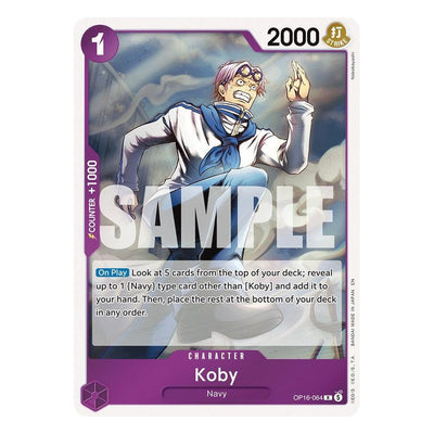 One Piece Card Game: Koby OP16-064 Rare (The Time of Battle) – NM