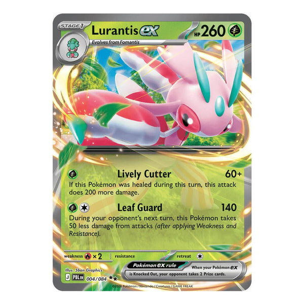 Pokémon TCG: Lurantis ex 004/084 Double Rare (Pitch Black) – NM
