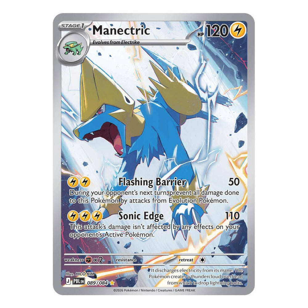 Pokémon TCG: Manectric 089/084 Illustration Rare (Pitch Black) – NM