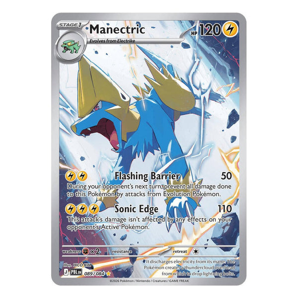 Pokémon TCG: Manectric 089/084 Illustration Rare (Pitch Black) – NM