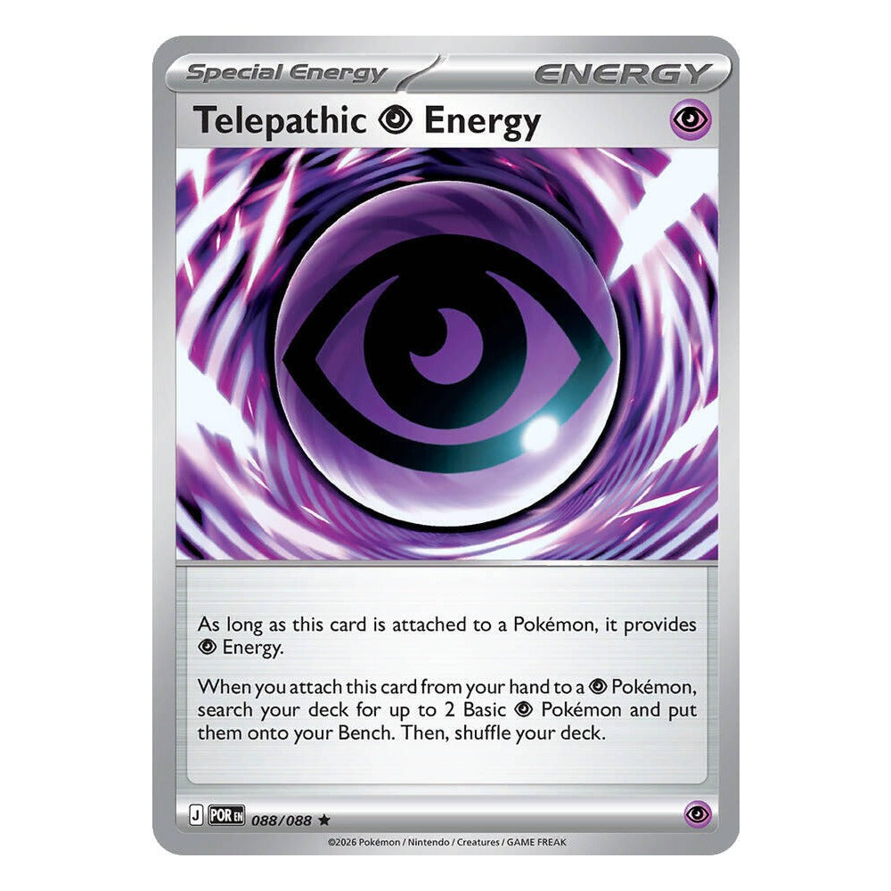 Pokémon TCG: Telepathic Psychic Energy 088/088 Holo Rare (Perfect Order) – NM