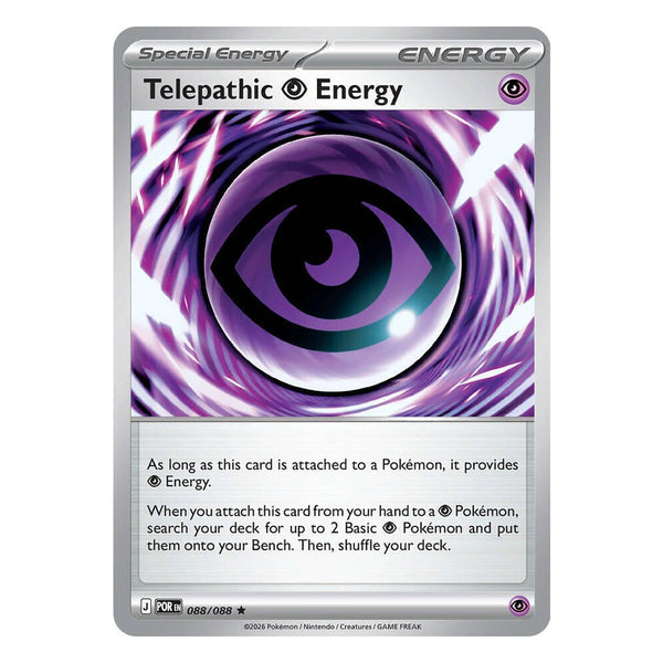 Pokémon TCG: Telepathic Psychic Energy 088/088 Holo Rare (Perfect Order) – NM