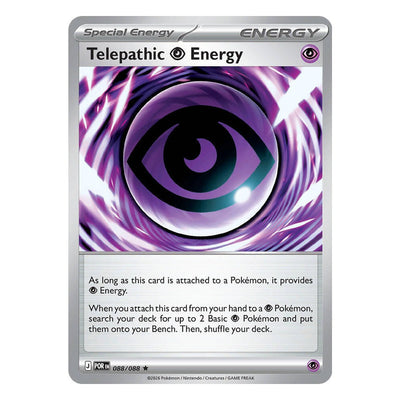 Pokémon TCG: Telepathic Psychic Energy 088/088 Holo Rare (Perfect Order) – NM