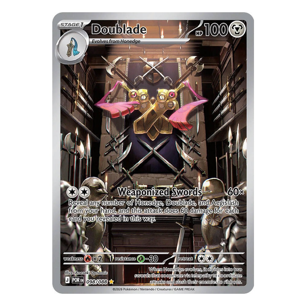 Pokémon TCG: Doublade 098/088 Illustration Rare (Perfect Order) – NM