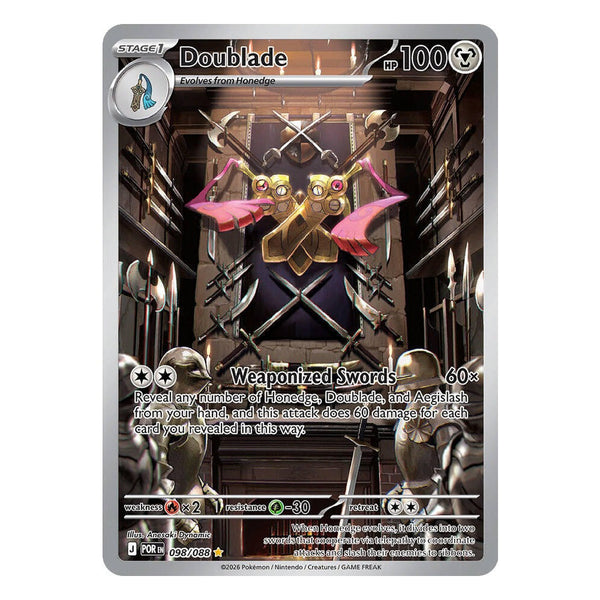 Pokémon TCG: Doublade 098/088 Illustration Rare (Perfect Order) – NM