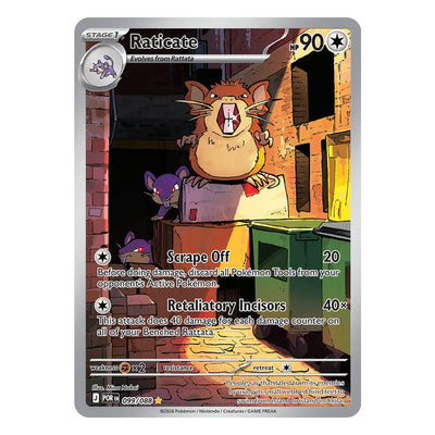 Pokémon TCG: Raticate 099/088 Illustration Rare (Perfect Order) – NM