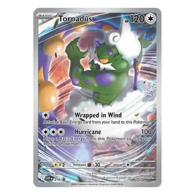 Pokémon TCG: Tornadus 210 Promo (Scarlet & Violet Black Star Promos) – NM